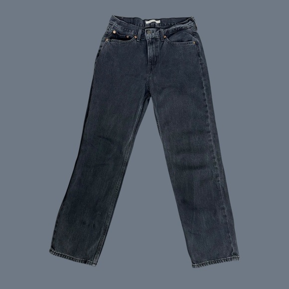 Black Levi’s Low Pro Straight Jeans - Picture 2 of 16